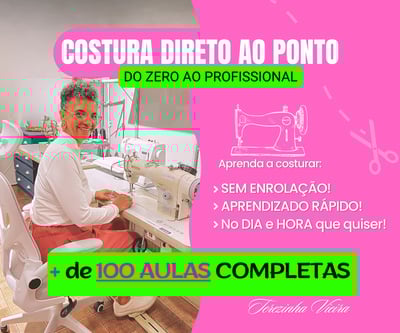 COSTURA DIRETO AO PONTO: Do ZERO ao PROFISSIONAL